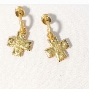 Julie Vos Canterbury Set- Necklace & Earrings  - Gold. NWOT